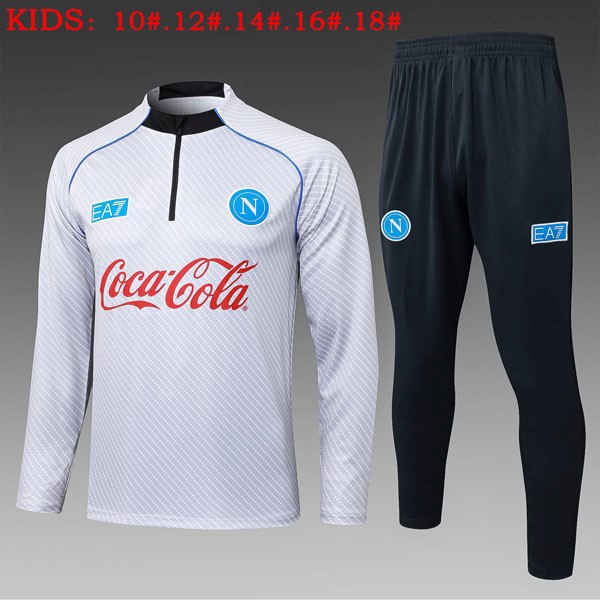 Ninos Sudadera De Training Napoli 2026/27 Blanco